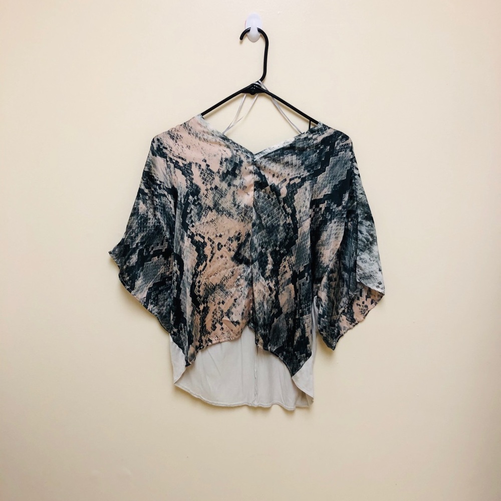 ZARA snake print top. Worn once or twice.